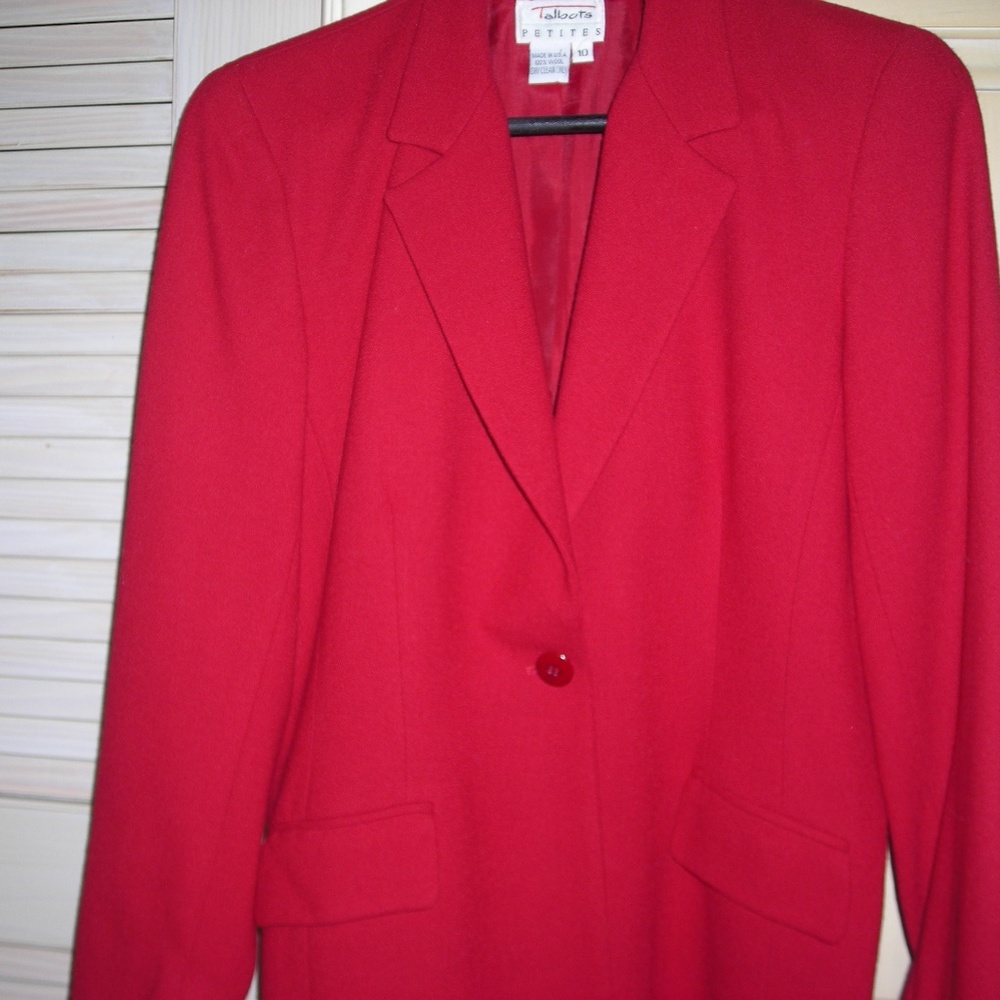 Talbot Red Wool Blazer - Picture 2 of 3